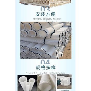 PVC雙壁波紋管廠家大全