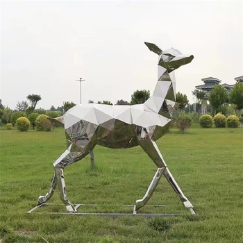 房地產(chǎn)不銹鋼梅花鹿雕塑供應(yīng)商