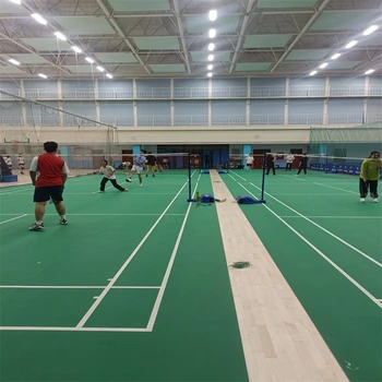 水晶砂室外塑膠羽毛球場地