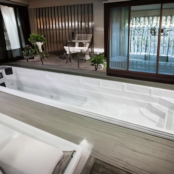 松江亞克力一體泳池別墅廠家