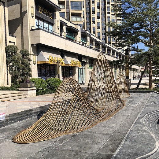 抽象304不銹鋼假山雕塑價(jià)格