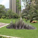 抽象304不銹鋼假山雕塑工廠