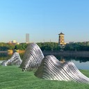 公園鐵藝假山雕塑加工