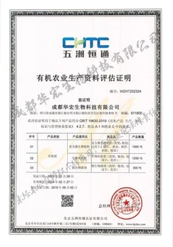 亳州有機農業(yè)生產資料評估