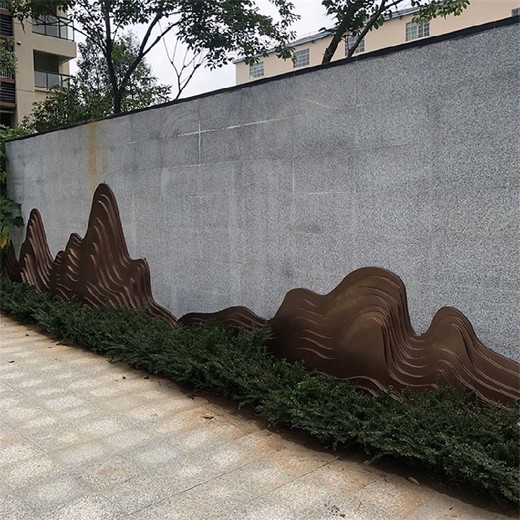 不銹鋼抽象假山雕塑定制