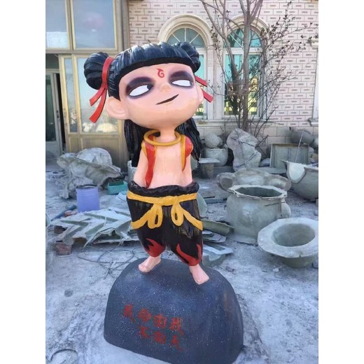 商場申公豹卡通雕塑制作