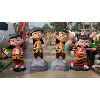 戶外申公豹卡通雕塑制作