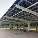光伏車棚梅州太陽(yáng)能光伏充電車棚光伏支架滿焊