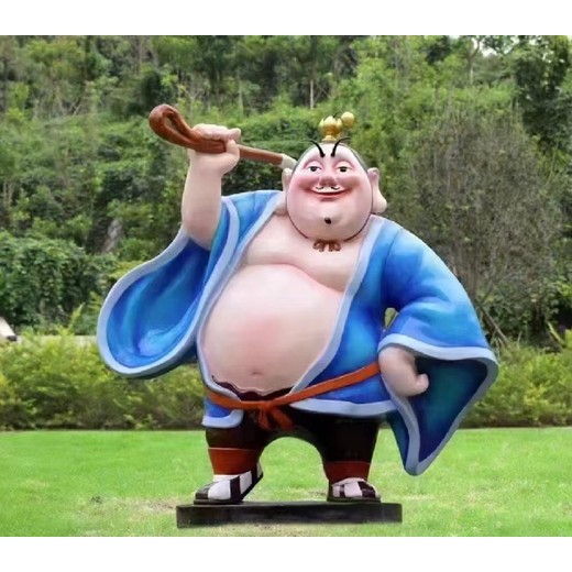 火爆申公豹卡通雕塑景觀美陳