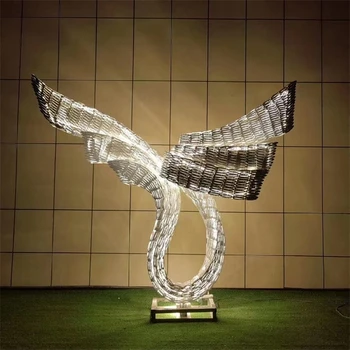 小區(qū)景觀翅膀雕塑小品