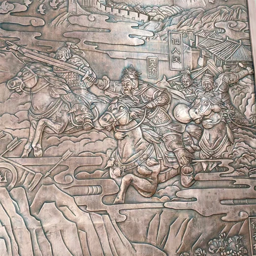 天津人物浮雕彩繪雕塑來圖定制