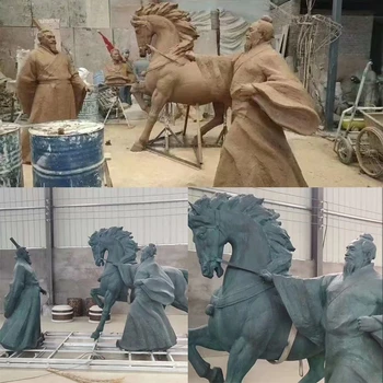 云南鍛銅人物彩繪雕塑人物景觀雕塑