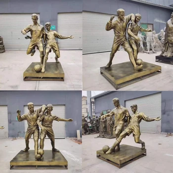 上海玻璃鋼人物彩繪雕塑人物戶外落地?cái)[件