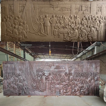 天津定制浮雕彩繪雕塑廠家