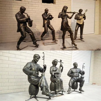 天津旅游景點(diǎn)人物彩繪雕塑,人物景觀雕塑定制廠家