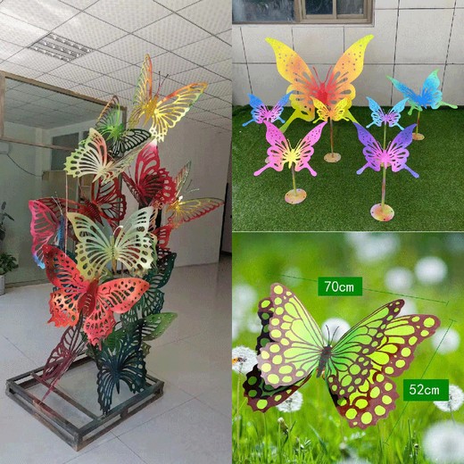 黃岡幾何不銹鋼雕塑,不銹鋼玻璃鋼動物造型雕像