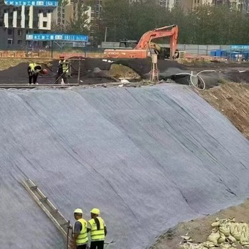 阜陽溝渠水庫10mm防滲水泥毯,鋪設簡單