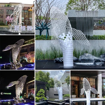 葫蘆島幾何不銹鋼雕塑耐腐蝕性強(qiáng)