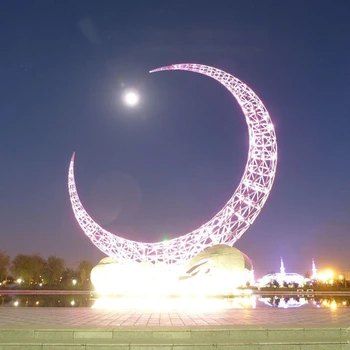 鶴崗幾何不銹鋼雕塑耐腐蝕性強(qiáng)