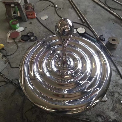 抽象水滴雕塑庭院水滴雕塑制作