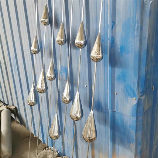 抽象水波紋雕塑大型不銹鋼雕塑定制