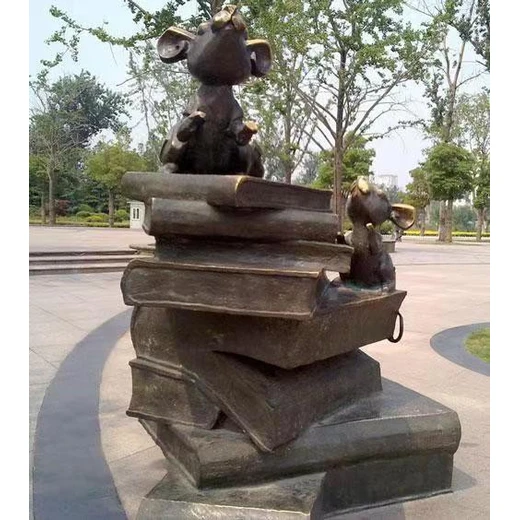 民宿書本雕塑畫卷,操場(chǎng)校園書本雕塑