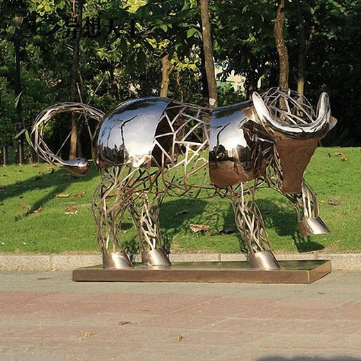 石景山幾何不銹鋼雕塑,不銹鋼玻璃鋼雕塑制作公司