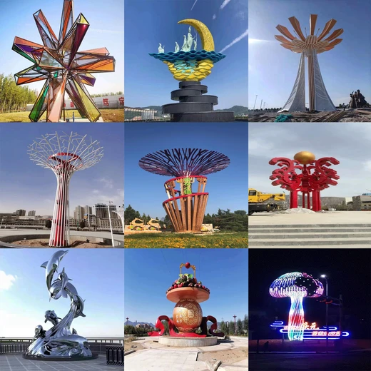 遼寧民宿不銹鋼雕塑設(shè)計制作-羽毛不銹鋼雕塑彩繪