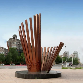 天津大型玻璃鋼文化廣場竹簡雕塑咨詢