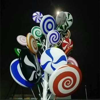 糖果座椅雕塑彩繪糖果雕塑定制廠(chǎng)家