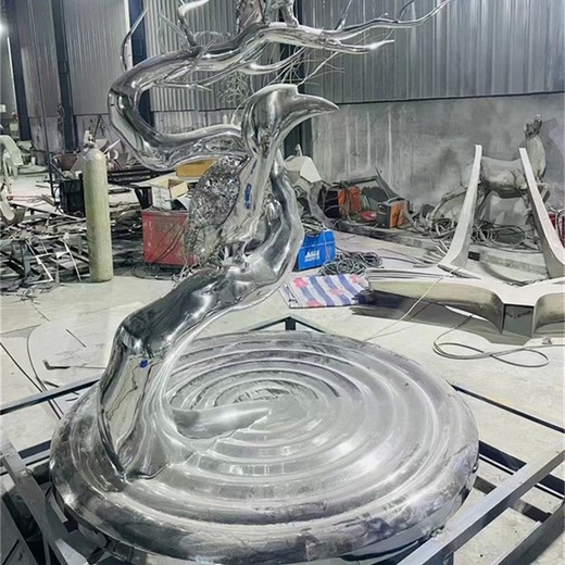 水滴雕塑鏡面抽象水景雕塑