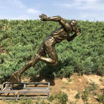 玻璃鋼運動人物雕塑公園體育運動主題雕塑加工