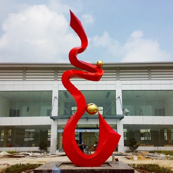 景區(qū)不銹鋼彩帶雕塑供應商