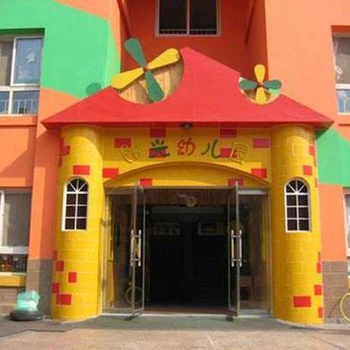 創(chuàng)意門頭雕塑噴鍍雕塑,校園門頭雕塑噴鍍雕塑