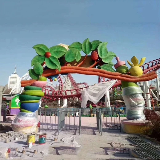 北京幼兒園門頭雕塑彩繪雕塑