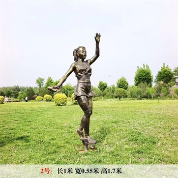 幾何切面跑步人物雕塑體育館主題雕塑