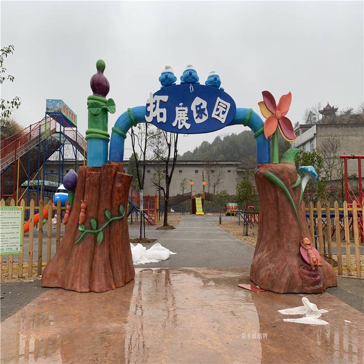玻璃钢门头雕塑