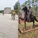 人物鑄銅雕塑圖