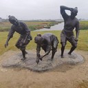 南開大型鑄銅雕塑,公園別墅門口裝飾擺件