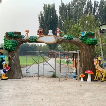 北京景區(qū)門頭雕塑噴鍍雕塑