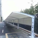 重慶膜結(jié)構(gòu)車棚,軌道式頂棚廠家定制