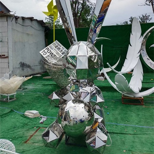 切面兔子雕塑抽象創(chuàng)意動物雕塑加工制作