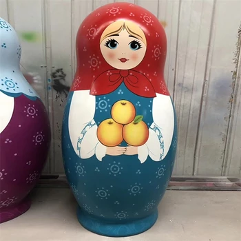套娃雕塑彩繪娃娃雕塑擺件