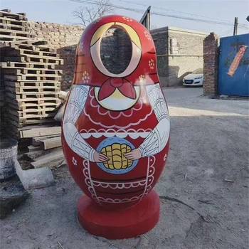 套娃雕塑卡通套娃雕塑定制