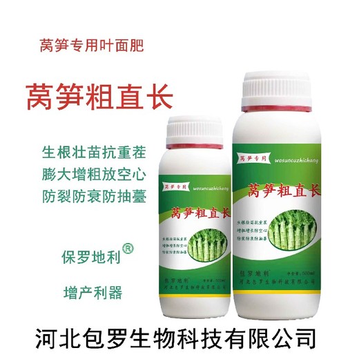 萵筍防抽苔邯鄲為峰萵筍葉面肥貼牌加工為峰肥業(yè)廠(chǎng)家招商萵壯素