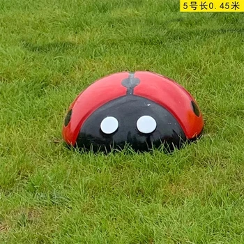 不銹鋼仿真瓢蟲雕塑公園景觀雕塑制作