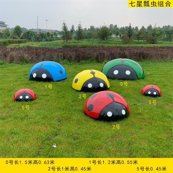 不銹鋼瓢蟲雕塑仿真昆蟲雕塑加工
