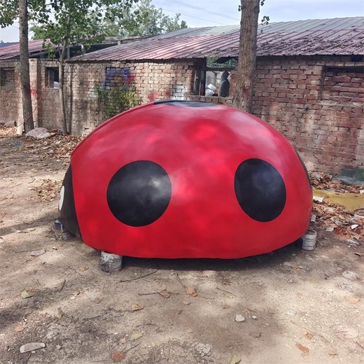公園小動物雕塑仿真瓢蟲雕塑加工制作