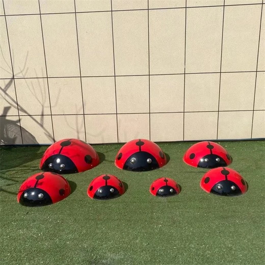 彩繪仿真瓢蟲(chóng)雕塑公園小動(dòng)物雕塑景觀擺件