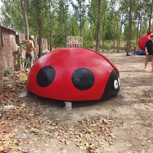 不銹鋼仿真瓢蟲雕塑公園昆蟲雕塑定制